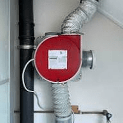 Ventilatiebox installatie